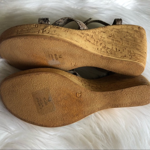 New! Italian cork wedges size 8.5 - Picture 5 of 6